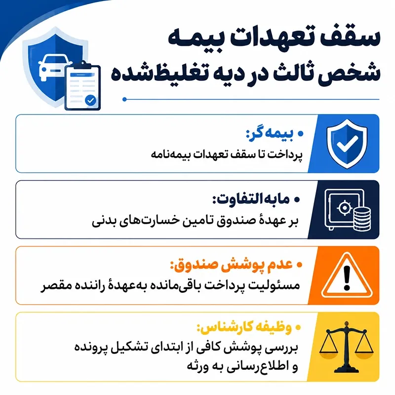 سقف تعهدات بیمه دیه
